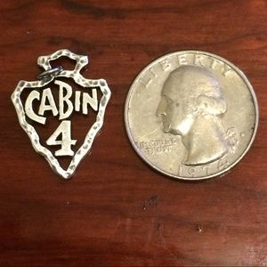 James Avery Arrow Head Cabin 4 Pendant